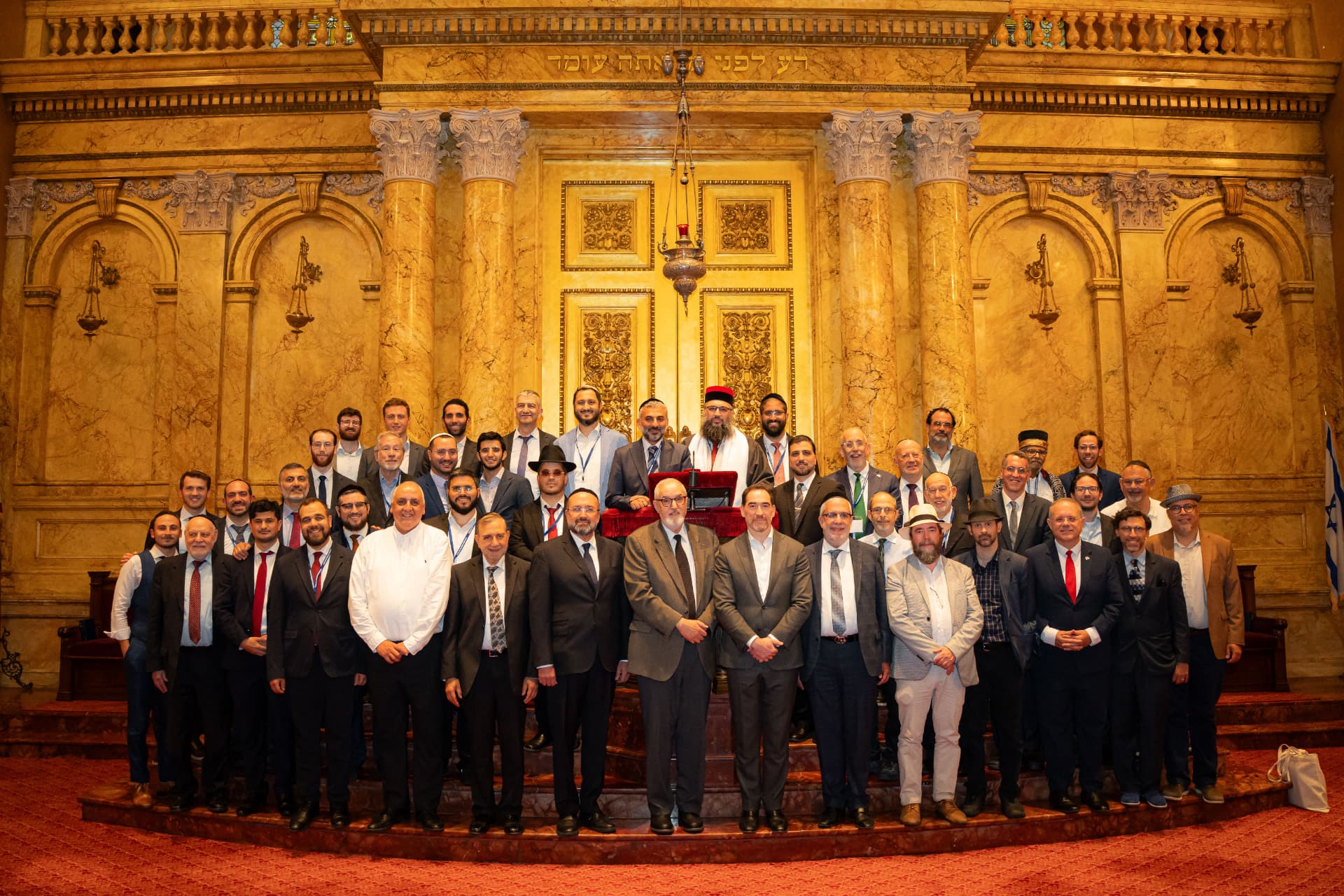 Participants at Congregation Shearith Israel